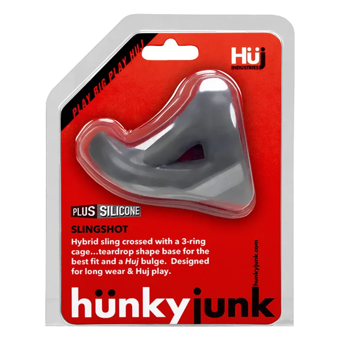 Ox Balls Male Sex Toys Hunkyjunk Slingshot 3 Ring Teardrop Stone