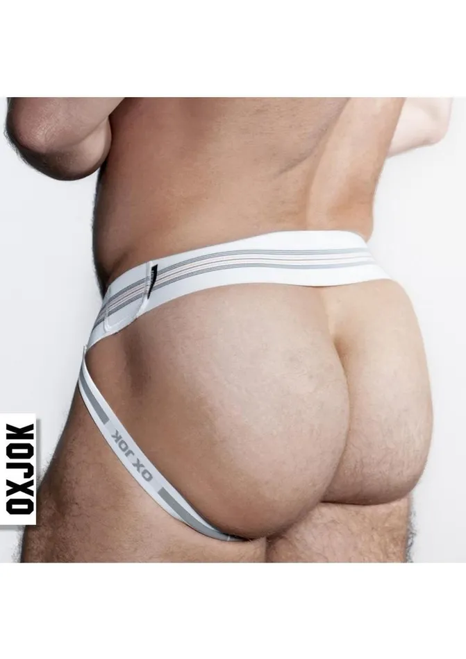 Oxballs Vibrators Bulgar Pumper Sack Slider Jock White Snow