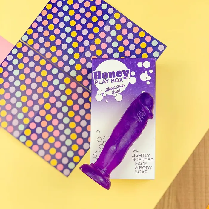 Penis Shaped Novelty Soap Honey Play Box Male Sex Toys