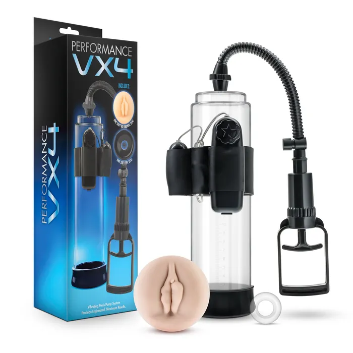 Performance Vx 4 Male Enhancement Pump System Clear Blush Novelties Male Sex Toys