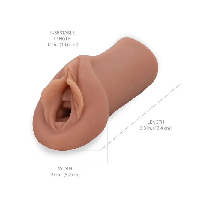 Pipedream Male Sex Toys Pipedream Extreme Toyz Sorority Snatch Brown Vagina Stroker