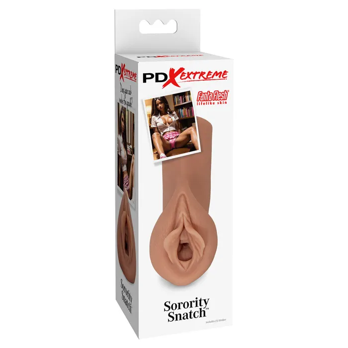 Pipedream Male Sex Toys Pipedream Extreme Toyz Sorority Snatch Brown Vagina Stroker