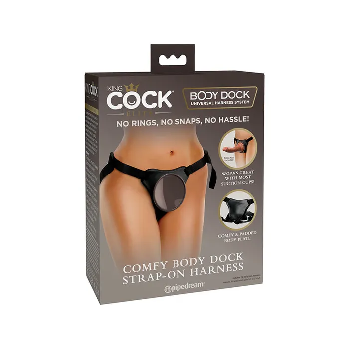 Pipedream Products Female Sex Toys King Cock Comfy Body Dock StrapOn Harness