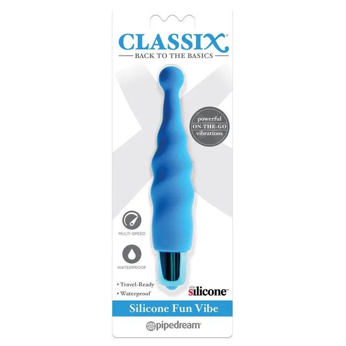 Pipedream Vibrators Silicone Fun Vibe Blue