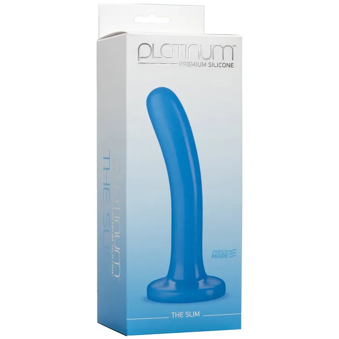 Platinum Premium Silicone Platinum 625 inch Silicone The Slim Blue Anal