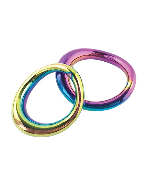 Plesur 134 Metal Cock Ring Rainbow Sg Entertainmentplesur Bod Male Sex Toys