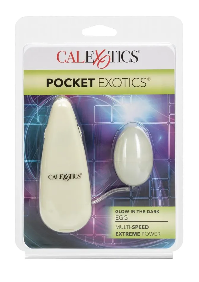 Pocket Exotics Female Sex Toys Pocket Exotics Glow In The Dark Egg Glow