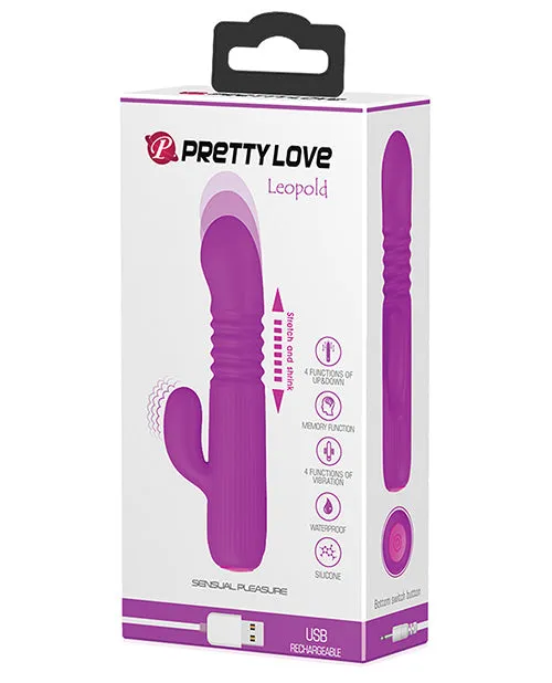 Pretty Love Leopold Mini Thruster Vibe Fuchsia Liaoyang Baile Health Care Produ Vibrators