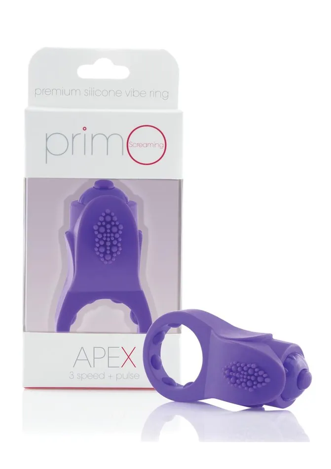 Primo Apex Silicone Vibrating Ring PrimO Male Sex Toys