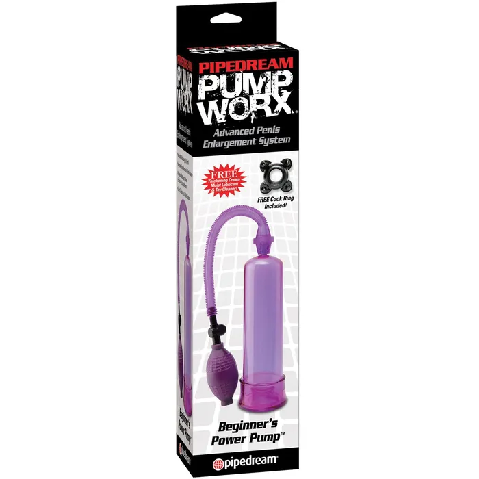 Pump Worx Beginners Power Pump Purple Pipedream Male Sex Toys