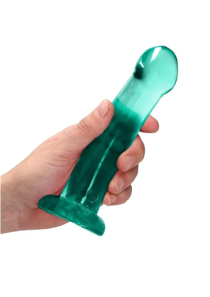 Real Rock Female Sex Toys Realrock Crystal Clear Dildo with Suction Cup