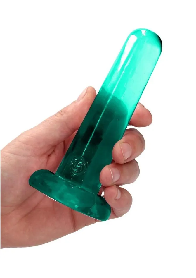 Real Rock Female Sex Toys Realrock Crystal Clear Dildo with Suction Cup