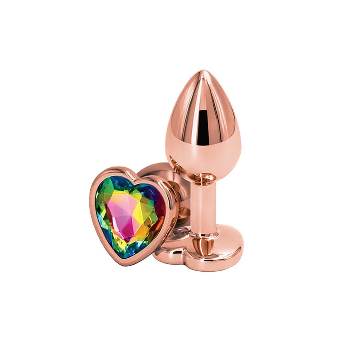 Rear Assets Rose Gold Heart Butt Plug NS Novelties Anal