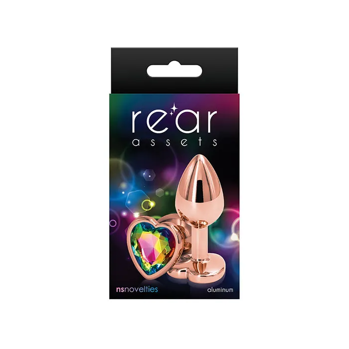 Rear Assets Rose Gold Heart Butt Plug NS Novelties Anal