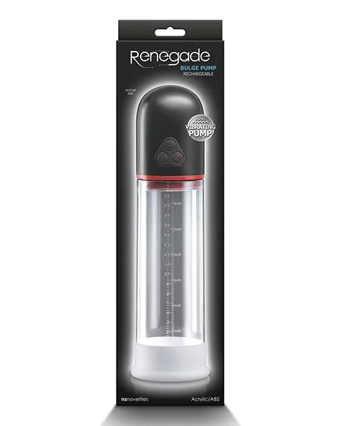 Renegade Bulge Vibrating Pump Black Ns Novelties INC Anal