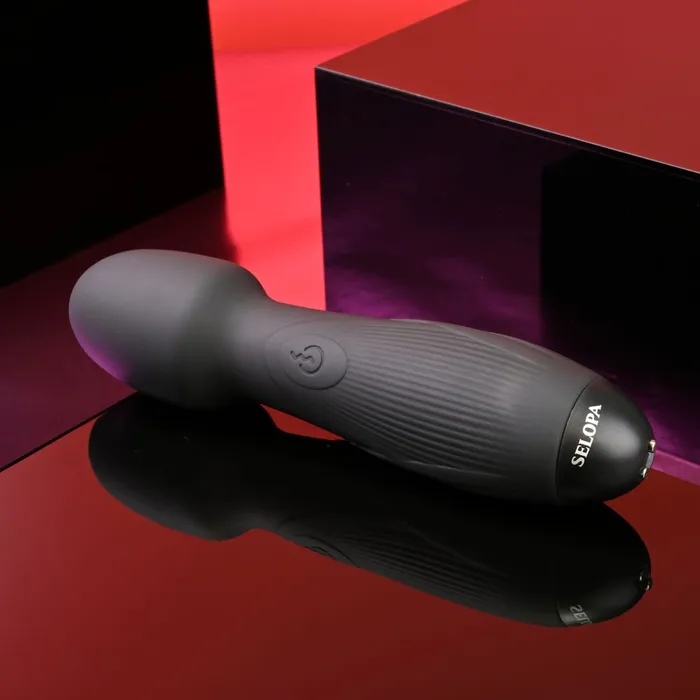 Selopa Vibrators Selopa POWER TRIP Black 188 cm USB Rechargeable Massage Wand