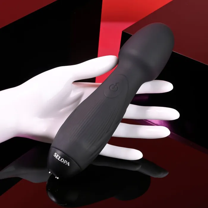 Selopa Vibrators Selopa POWER TRIP Black 188 cm USB Rechargeable Massage Wand