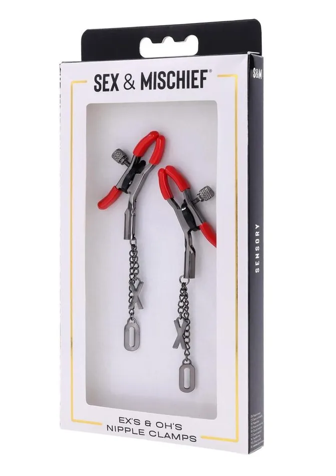 Sex and Mischief Exs Andamp Ohs Nipple Clamps Sex and Mischief Couples