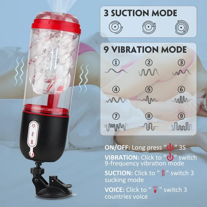 sex toys for us Male Sex Toys Male Masturbator Cup Automatic Stroker With Suction Vibration