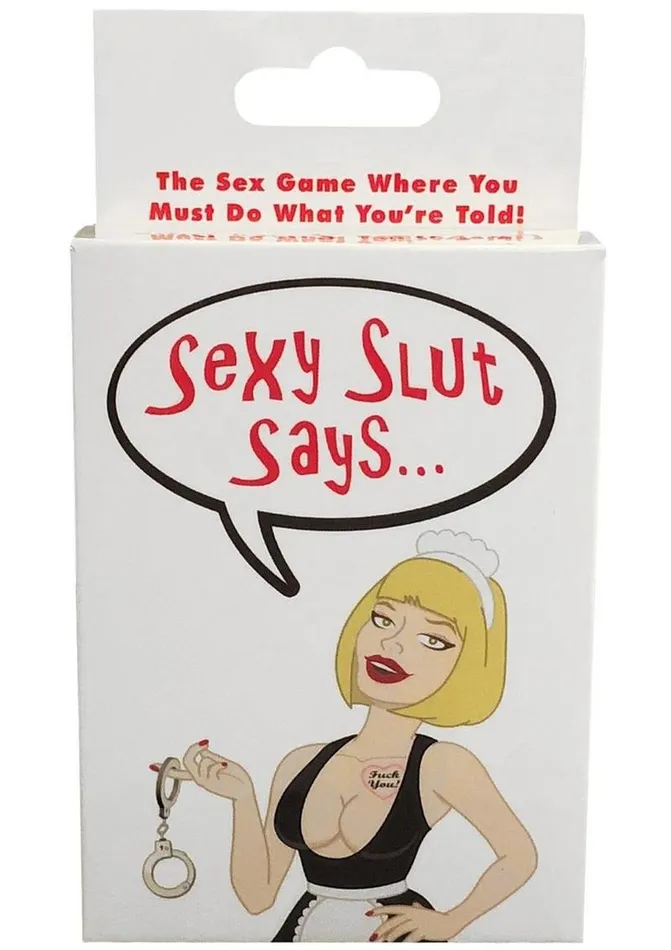 Sexy Slut Says Card Game Kheper Games Games