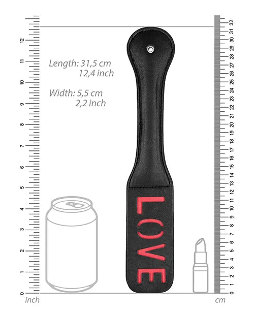 Shots America LLC Shots Ouch Love Paddle Black Vibrators