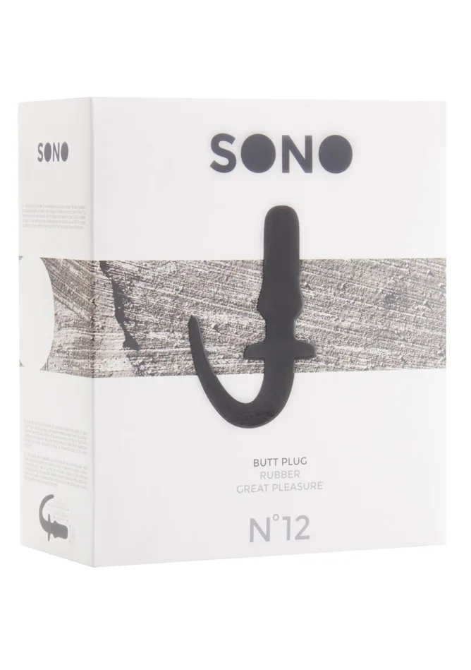 Shots Sono Anal Sono No12 Butt Plug 4 Inch Black