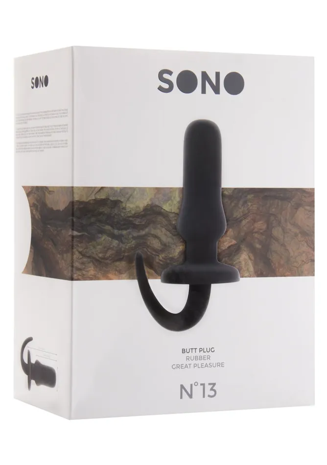 Shots Sono Sono No13 Butt Plug 6 Inch Black Anal