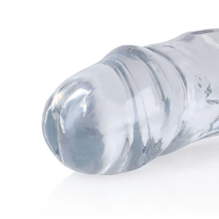 Shots Toys Dildos REALROCK 45 cm Double Dong Clear Clear 45 cm 18 Double Dong