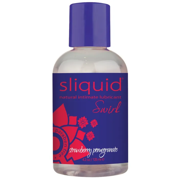 Sliquid Lubricants Sliquid Naturals Swirl Lubricant 42 oz Strawberry Pomegranate