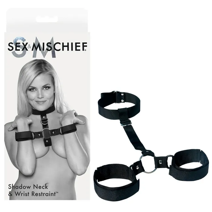 Sportsheets Couples Sex Mischief Shadow Neck and Wrist Restraint