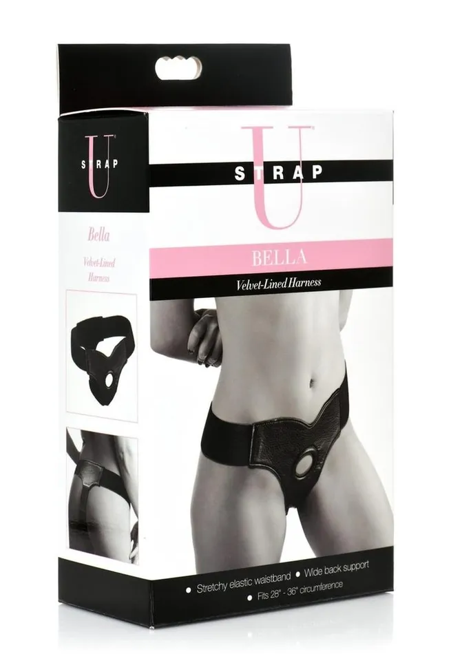 STRAP U Female Sex Toys Strap U Bella VelvetLined Elastic StrapOn Harness