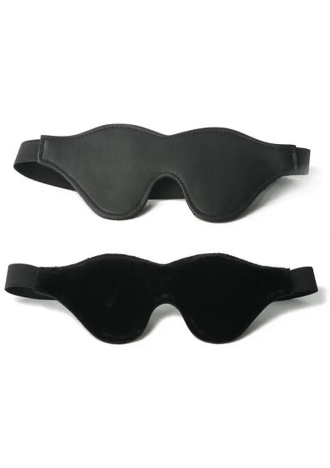 Strict Leather Black Fleece Lined Blindfold Strict Leather Restraints