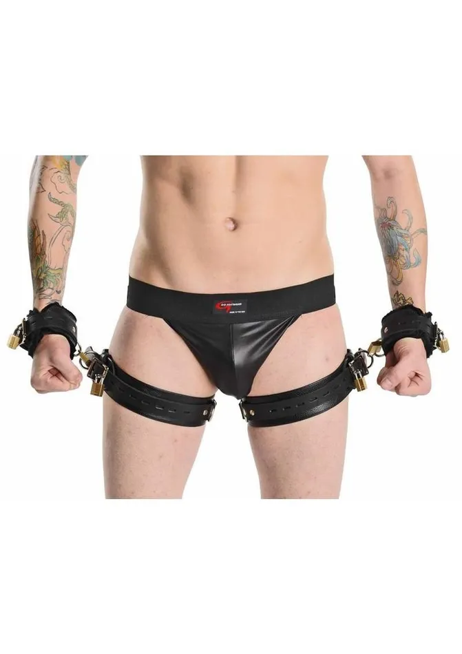 Strict Leather Restraints Strict Leather Deluxe Locking Thigh Cuffs