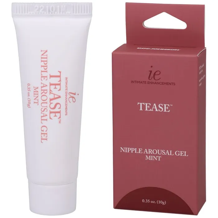 TEASE Nipple Arousal Gel Mint 10 gram Tube Doc Johnson Couples