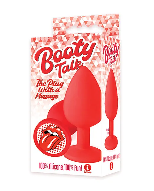 The 9s Booty Calls Tongue Plug Red Icon Brands INC Anal