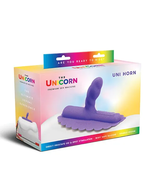 The Cowgirl Unicorn Uni Horn Silicone Attachment Purple Cotr INC Female Sex Toys