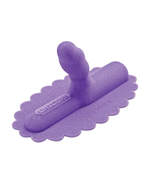 The Cowgirl Unicorn Uni Horn Silicone Attachment Purple Cotr INC Female Sex Toys