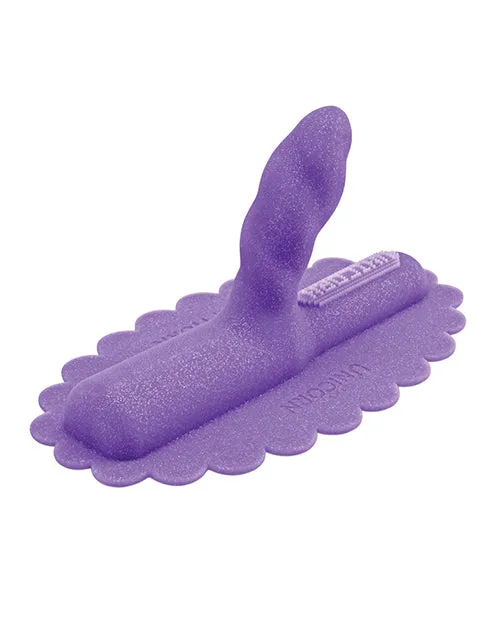 The Cowgirl Unicorn Uni Horn Silicone Attachment Purple Cotr INC Female Sex Toys