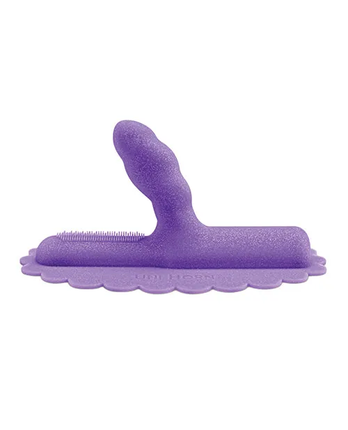 The Cowgirl Unicorn Uni Horn Silicone Attachment Purple Cotr INC Female Sex Toys