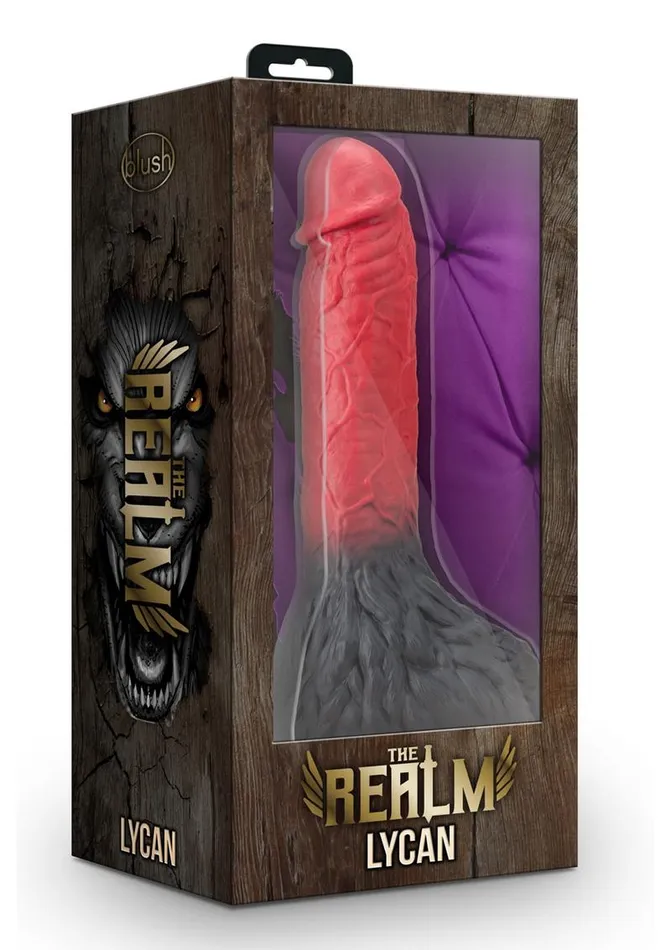 The Realm Female Sex Toys The Realm Lycan Silicone Lock On Werewolf Dildo