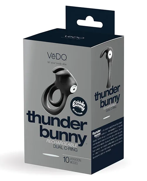 Vedo Thunder Rechargeable Dual Ring Savvy Co Vibrators