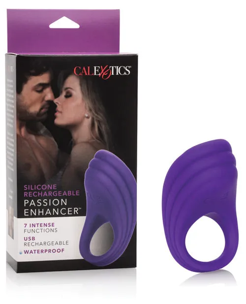 Vibrators California Exotic Novelties Silicone Rechargeable Passion Enhancer Purple