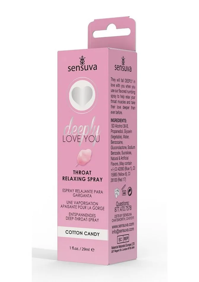 Vibrators Deeply Love You Throat Relaxing Spray Cotton Candy Deeply Love You