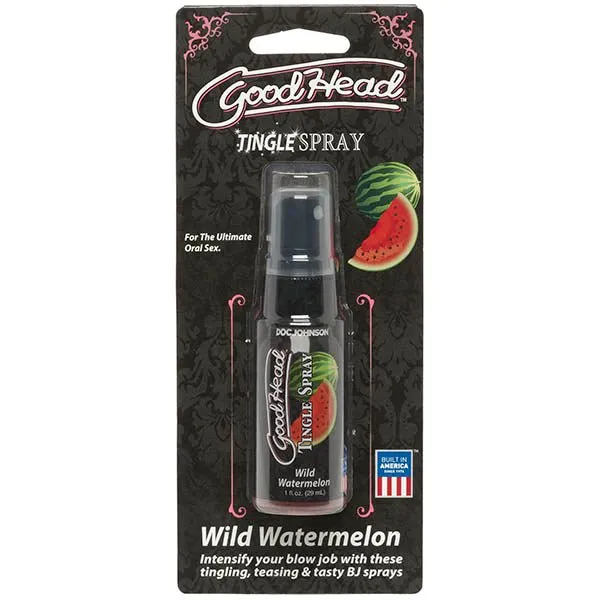 Vibrators Doc Johnson GoodHead Tingle Spray Wild Watermelon Flavoured 29 ml Spray