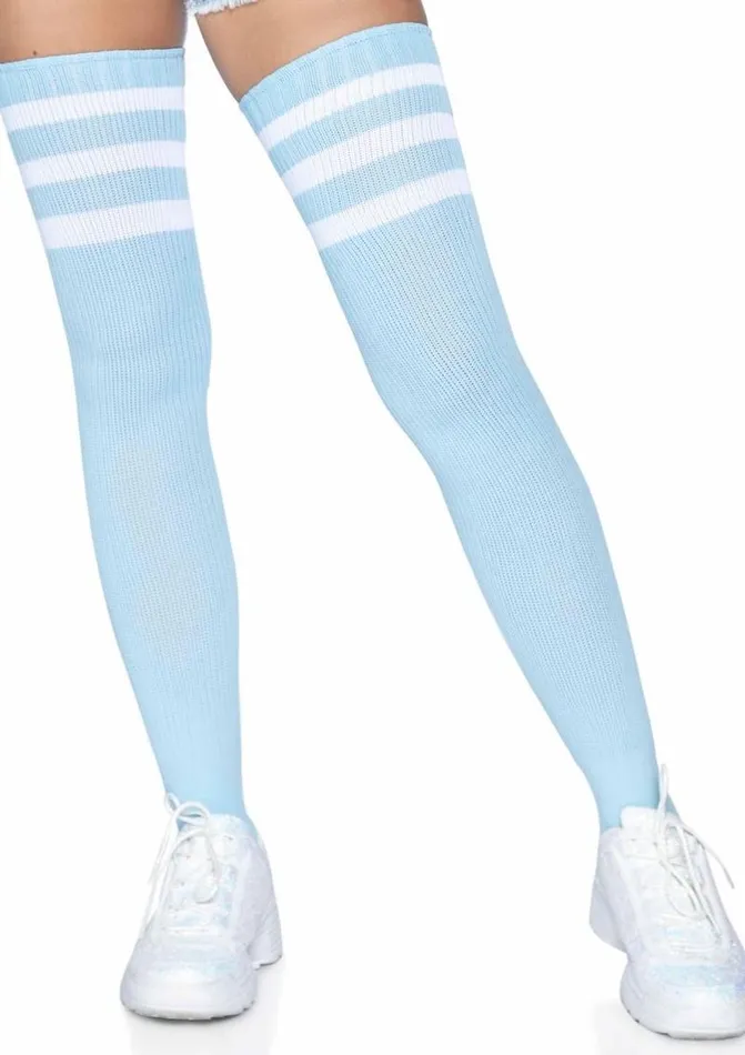 Vibrators Leg Avenue Athlete Thigh High 3 Stripe Top Leg Avenue