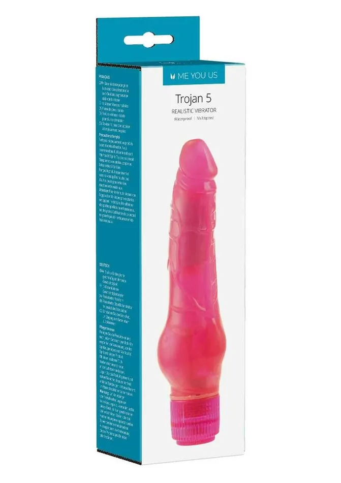 Vibrators Me You Us ME YOU US Trojan 5 Realistic Vibrator