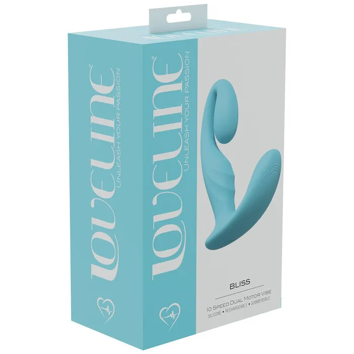 Vibrators Shots Toys LOVELINE Bliss Blue 115 cm USB Rechargeable Vibrator