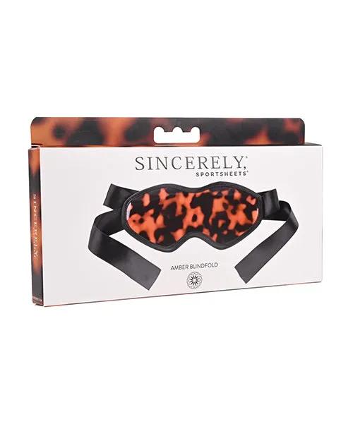 Vibrators Sincerely Amber Blindfold Sportsheets International