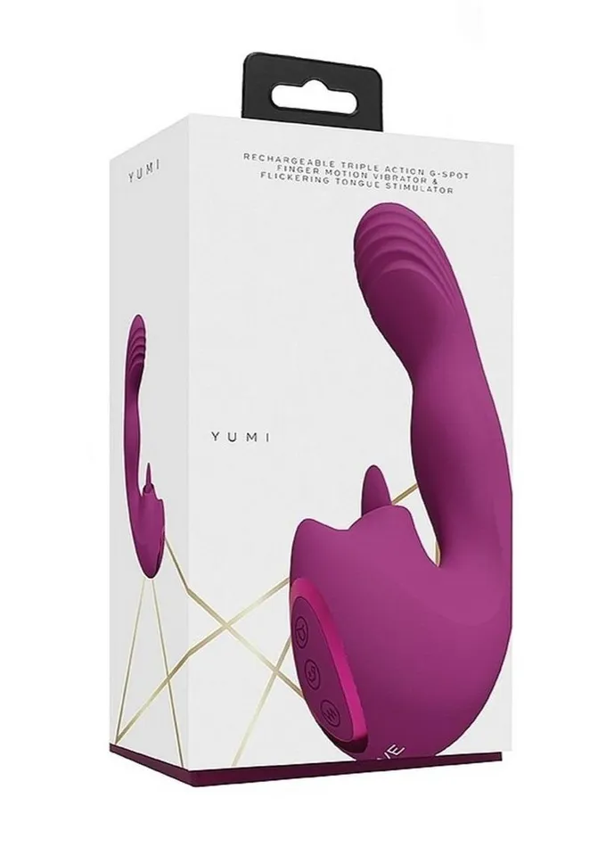 Vive by Shots Female Sex Toys Vive Riko Rechargeable Silicone Triple Motor GSpot Finger Motion Vibrator