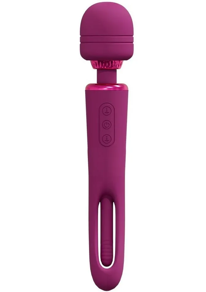 Vive Kiku Rechargeable Double Ended Wand with GSpot Stimulator Vive by Shots Female Sex Toys